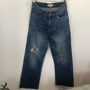 Madewell, Rivet and Thread wide leg jeans